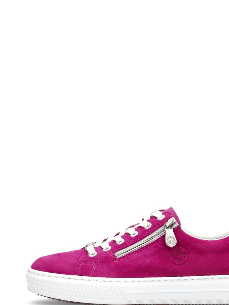Rieker Womens Pink Zipper Shoes - Image 1 of 1
