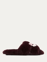 Zapatillas de pelo con lazo y corazón de Boux Avenue - Imagen 4 de 6