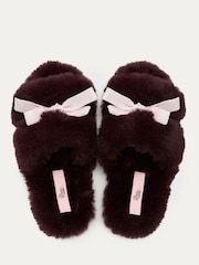 Zapatillas de pelo con lazo y corazón de Boux Avenue - Imagen 5 de 6