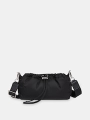Whistles Black Drawstring Benny Cross-Body Bag - Image 2 of 6