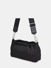 Whistles Black Drawstring Benny Cross-Body Bag - Image 3 of 6