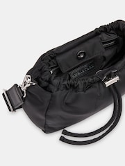 Whistles Black Drawstring Benny Cross-Body Bag - Image 4 of 6