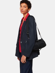 Whistles Black Drawstring Benny Cross-Body Bag - Image 6 of 6