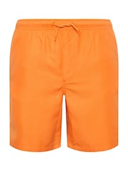 BadRhino Big & Tall Orange Plain Swim Shorts - Image 4 of 5