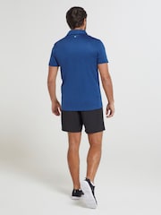 Mountain Warehouse Blue Deuce IsoCool Mens Breathable UV Polo Shirt - Image 3 of 5