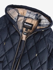Barbour® Navy Erin Relaxed Fit Quilted Puffer Jacket - Image 7 of 7