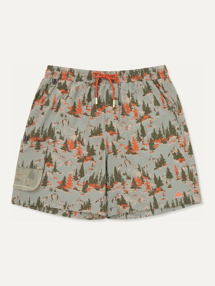 Sealskinz Grey Runcton Men's Hybrid Shorts - Image 2 of 5 Sealskinz Grey Runcton Men's Hybrid Shorts - Image 2 of 5