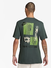 Nike Green Back Graphic Printed T-Shirt - Image 1 of 3