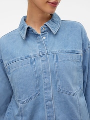 Джинсовая рубашка свободного кроя VERO MODA - Image 3 of 6
