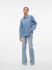 Джинсовая рубашка свободного кроя VERO MODA - Image 5 of 6
