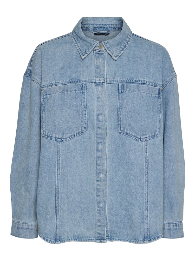 Джинсовая рубашка свободного кроя VERO MODA - Image 6 of 6