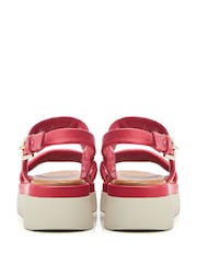 Moda in Pelle Netty Two Part Platform Leather Sandal - Image 3 of 4