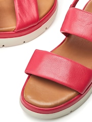Moda in Pelle Netty Two Part Platform Leather Sandal - Image 4 of 4