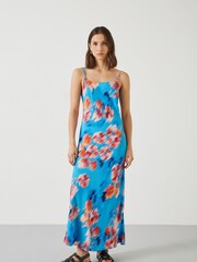 Hush Blue Skye Slip Maxi Dress - Image 1 of 5