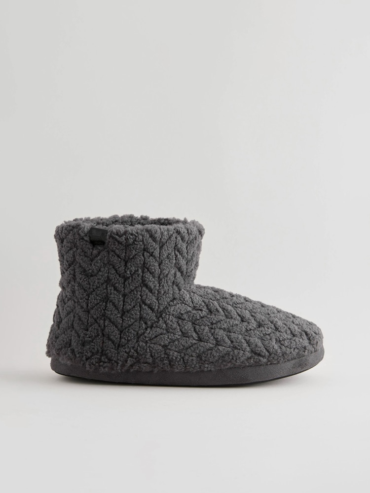 Grey Boot Slippers - Image 2 of 6