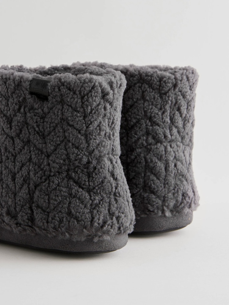 Grey Boot Slippers - Image 6 of 6