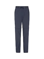 Mountain Warehouse Blue Womens Explorer Zip-Off Quick Drying UV Trousers - Image 2 of 4