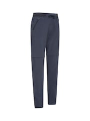 Mountain Warehouse Blue Womens Explorer Zip-Off Quick Drying UV Trousers - Image 3 of 4