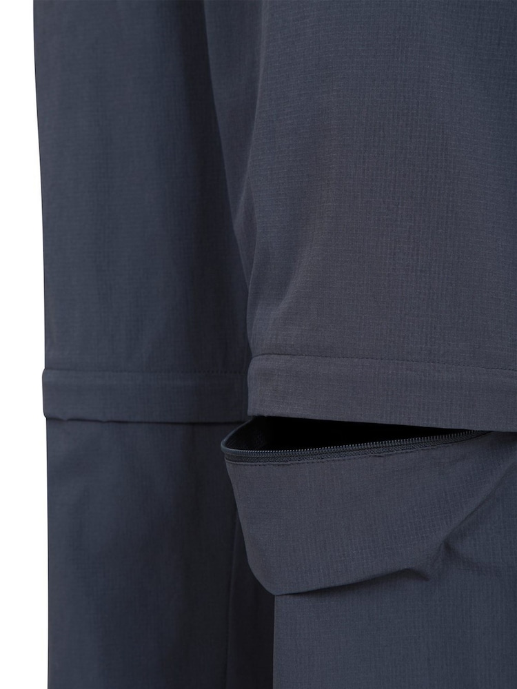 Mountain Warehouse Blue Womens Explorer Zip-Off Quick Drying UV Trousers - Image 4 of 4 Mountain Warehouse Blue Womens Explorer Zip-Off Quick Drying UV Trousers - Image 4 of 4