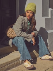 Citrus Green Knitted Beanie Hat - Image 3 of 4