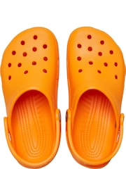 Crocs Orange Classic Kids Unisex Clogs - Image 5 of 7