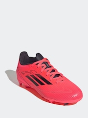 adidas Bright Red Kids F50 League Firm / Multi Ground Cleats Football Boots - Image 3 of 5