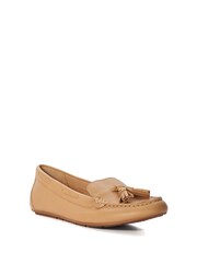 Dune London Brown Tassel Gilliee Driver Shoes - Image 3 of 5