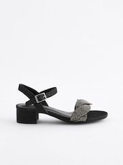 Black Heeled Sandals - Image 2 of 5