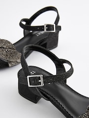Black Heeled Sandals - Image 5 of 5