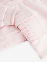 Baker by Ted Baker Pink 100% Cotton Sweat Top and Cargo Skirt Set - Image 14 of 16