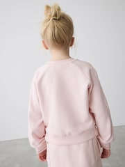Baker by Ted Baker Pink 100% Cotton Sweat Top and Cargo Skirt Set - Image 7 of 16