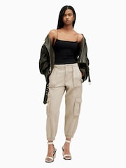 Pantalon AllSaints AllSaints Frieda Nude en jean - Image 1 of 7