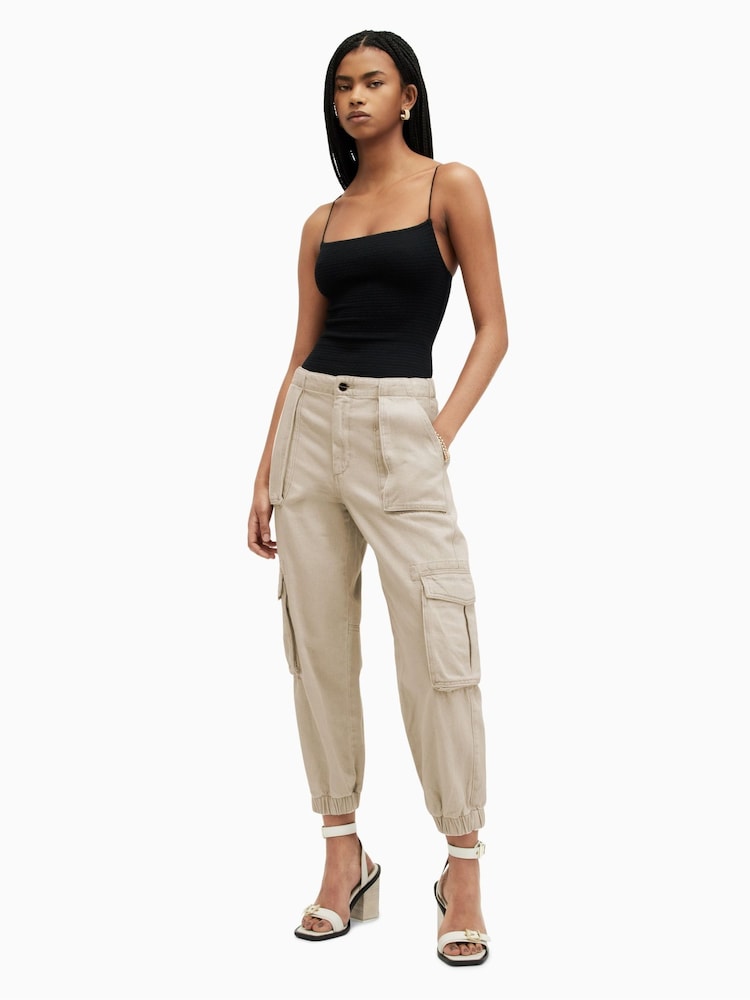 Pantalon AllSaints AllSaints Frieda Nude en jean - Image 4 of 7
