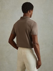 Reiss Cinder Austin Mercerised 100% Cotton Polo Shirt - Image 5 of 6