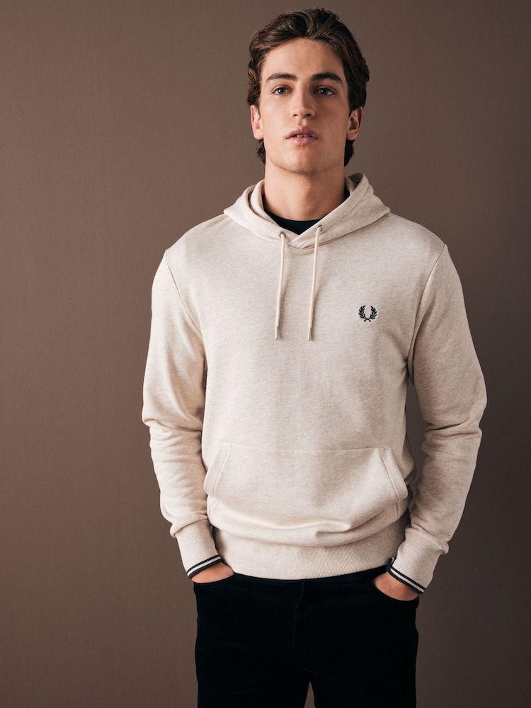 Fred Perry Tipped Overhead Hoodie - Image 1 of 9
