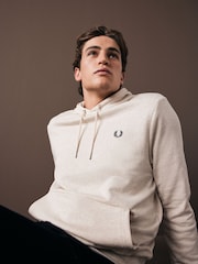 Fred Perry Tipped Overhead Hoodie - Image 4 of 9