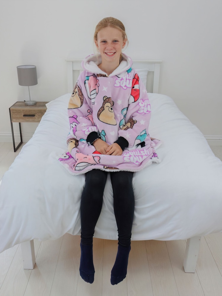 Character World Squishmallows Bright Wearable Hooded Fleece - Image 1 of 6