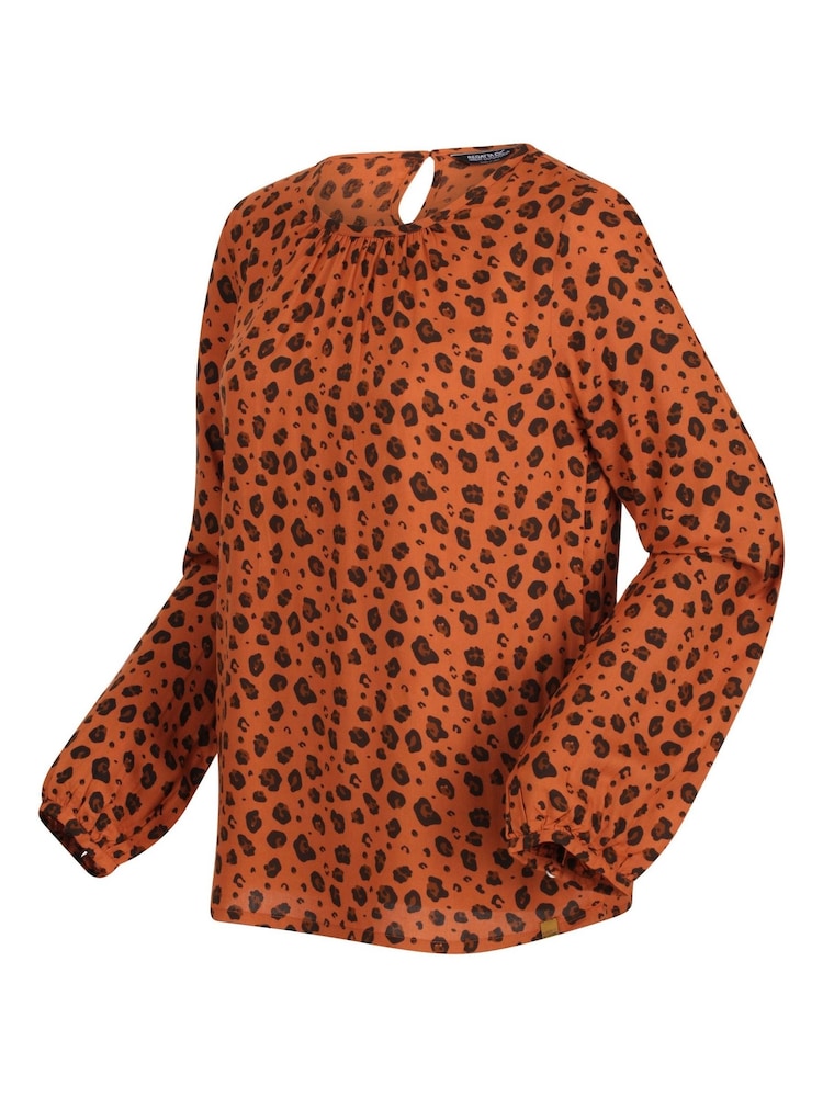 Regatta Brown Hadria Long Sleeve Shirt - Image 2 of 3