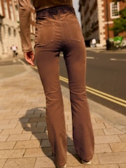 Brown Cord Flared Trousers - Image 3 of 6