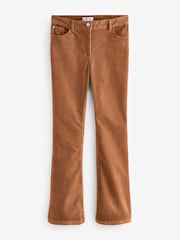Brown Cord Flared Trousers - Image 5 of 6
