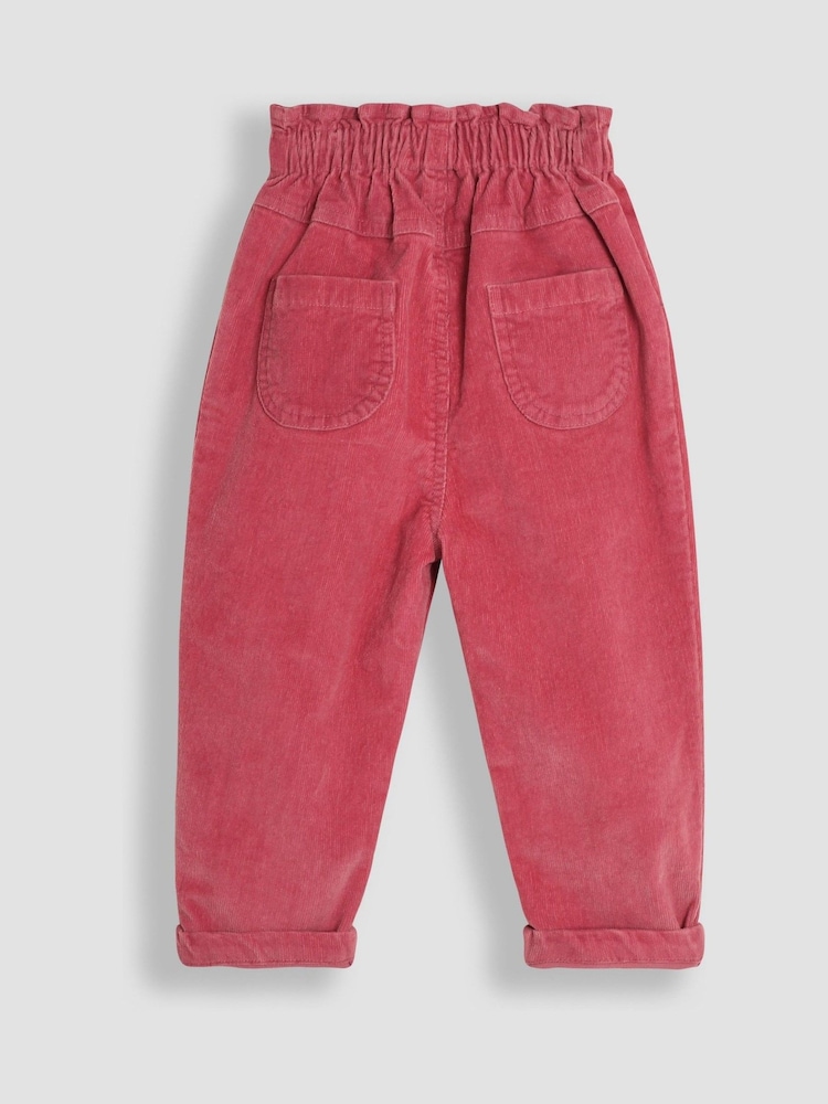JoJo Maman Bébé Rose Cord Trousers - Image 2 of 3