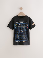 Black Official Pac-Man T-Shirt (3-16yrs) - Image 1 of 4