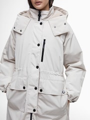 Barbour® International Kaylee Mid Length Hooded Showerproof Coat - Image 5 of 7