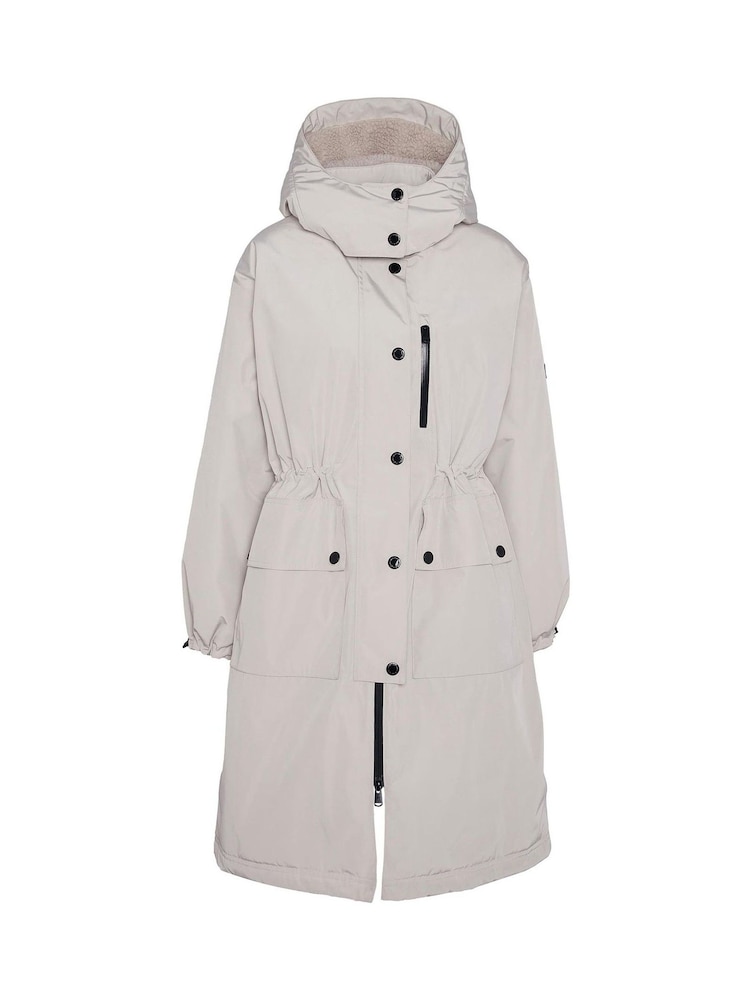 Barbour® International Kaylee Mid Length Hooded Showerproof Coat - Image 7 of 7 Barbour® International Kaylee Mid Length Hooded Showerproof Coat - Image 7 of 7