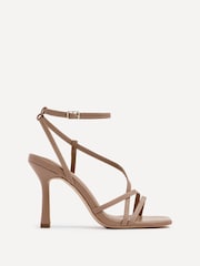 Linzi Nude Savannah Strappy Stiletto High Heels - Image 2 of 5