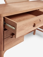 Mid Natural Nolan Oak Effect 6 Drawer Chest of Drawers - Image 3 of 9