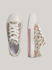 Tommy Hilfiger Aop Low Cut Lace-Up Sneakers - Изображение 4 из 5