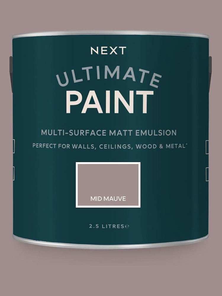 Mid Mauve Ultimate Multi-Surface 2.5L Paint - Image 2 of 5