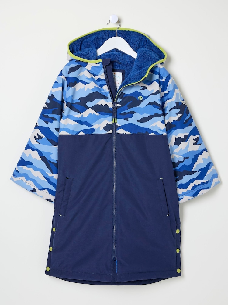 FatFace Blue Waterproof Changing Robe - Image 6 of 6