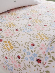 RHS White Garden Animals Fitted Sheet - Image 2 of 2